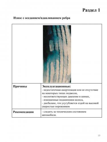 Дефекты шин автомобилей