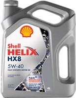 Масло моторное SHELL Helix HX8 5W-40 синтетическое, 4л