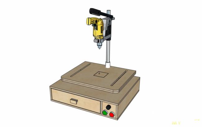 Самодельная стойка для дрели