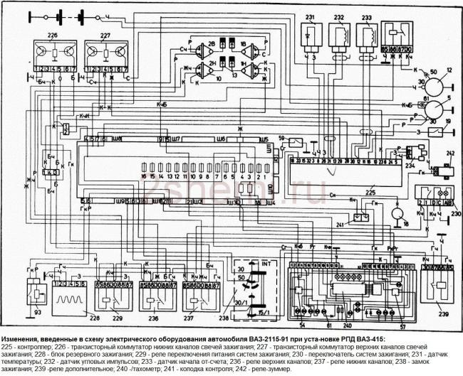 Схема ВАЗ 2115