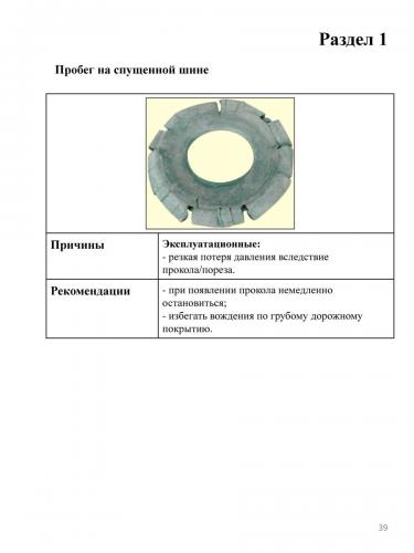 Дефекты шин автомобилей