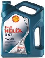 Масло моторное SHELL Helix HX7 5W-40 синтетическое, 4л